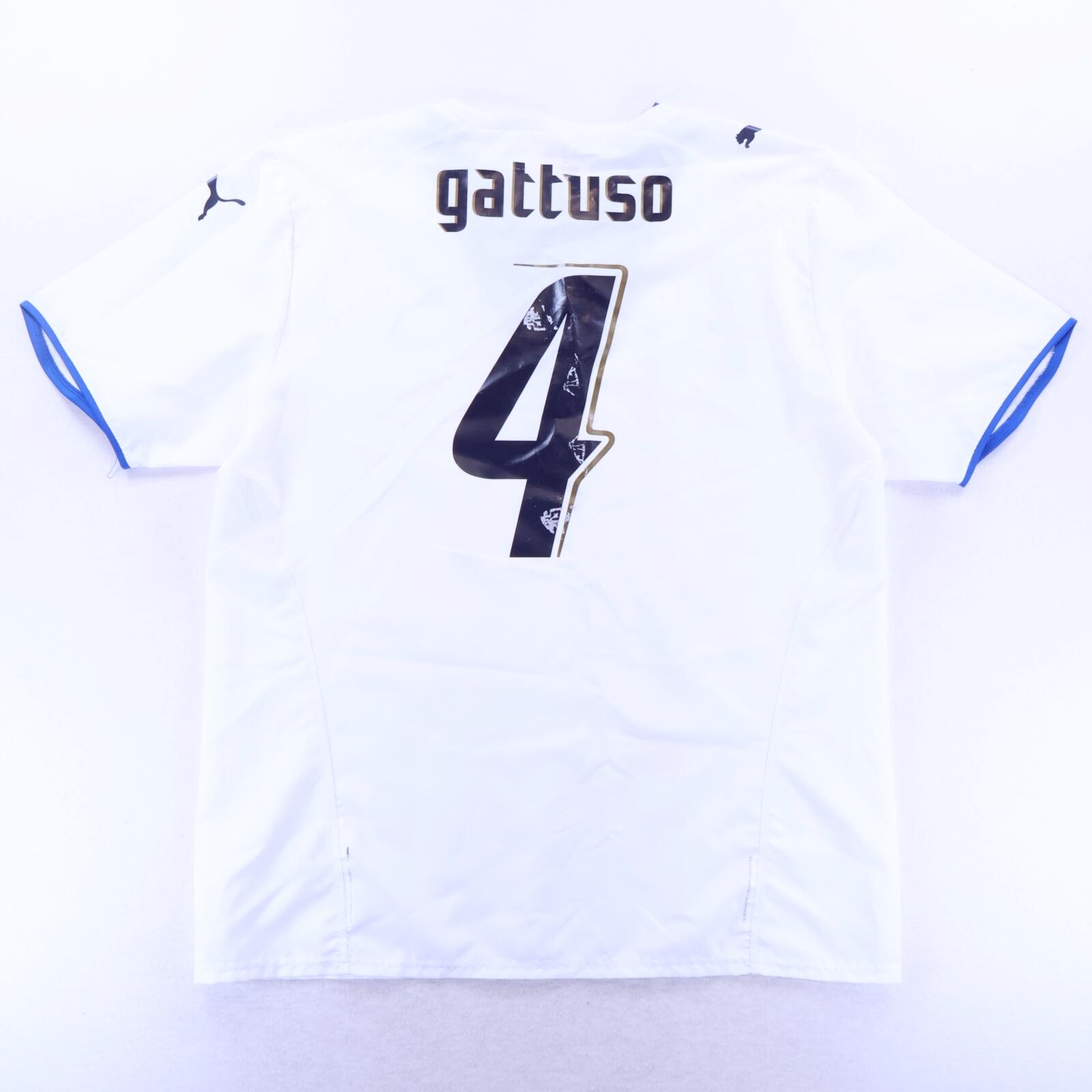 Italy Gattuso #4 2006/07 Away Shirt - XL