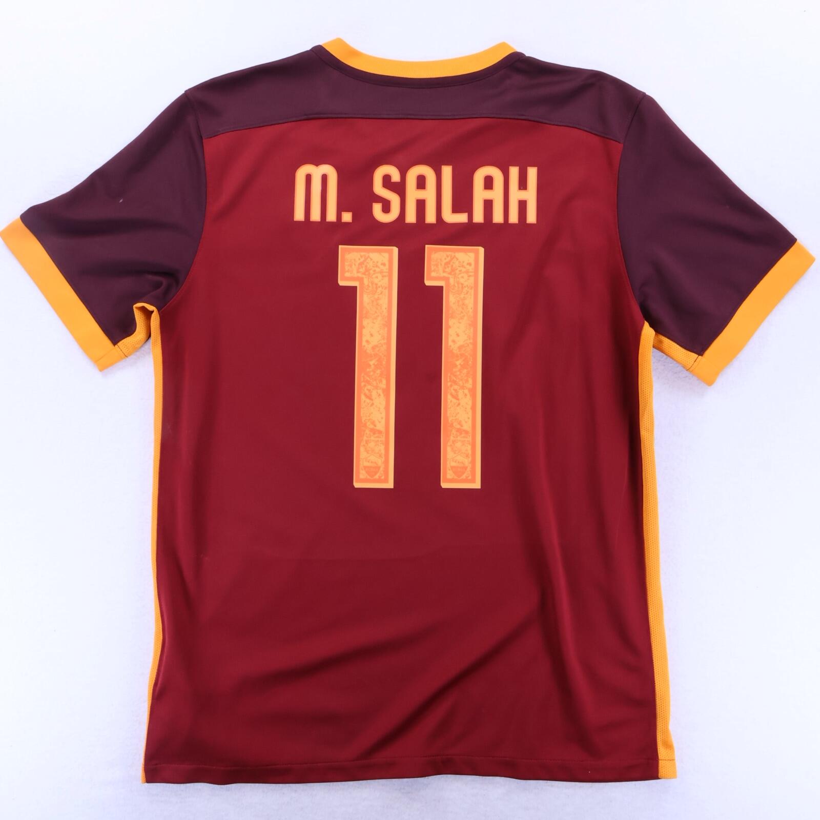 As Roma M. Salah #11 2015/16 Home Shirt - L