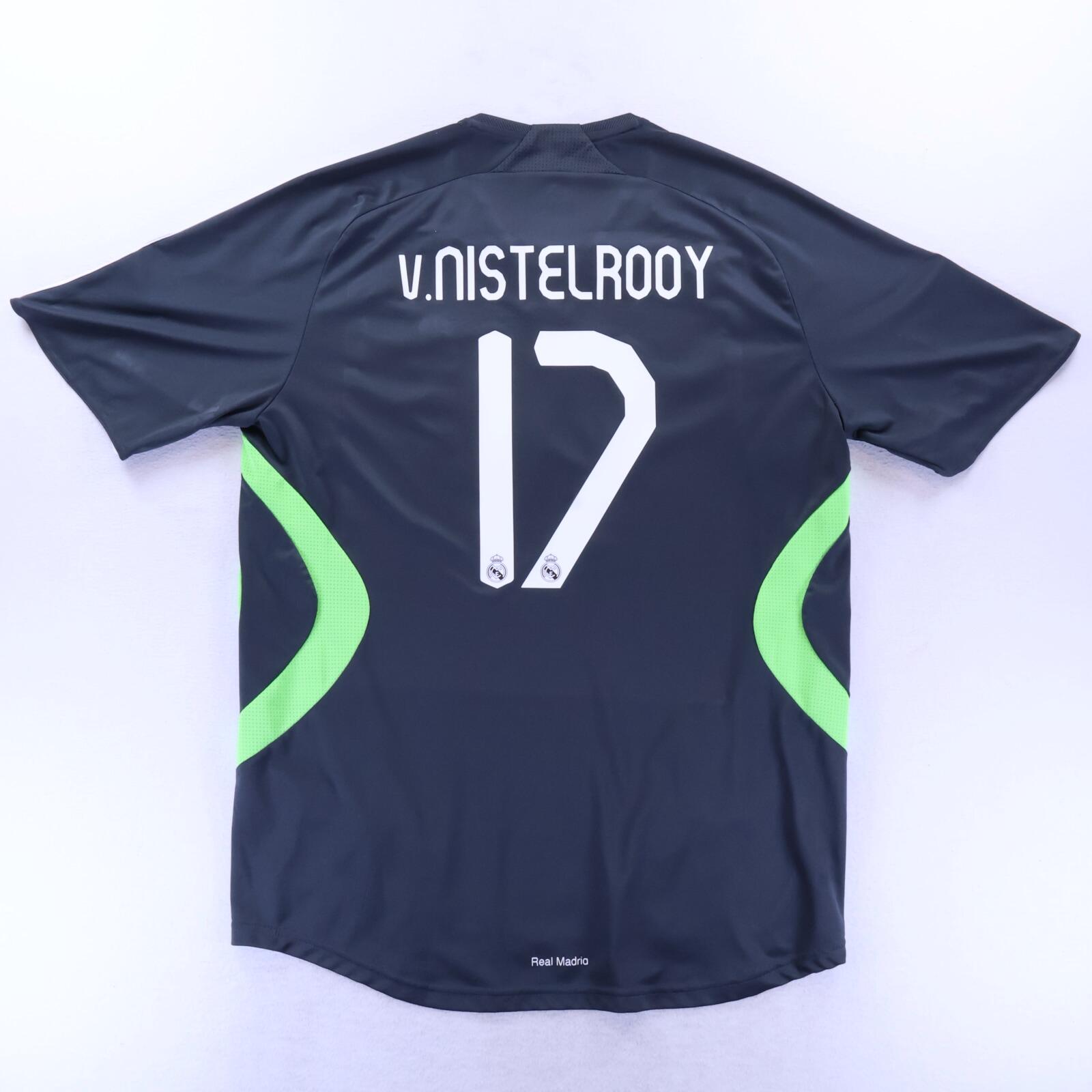 Real Madrid V. Nistelrooy #17 2007/08 Third Shirt - XL