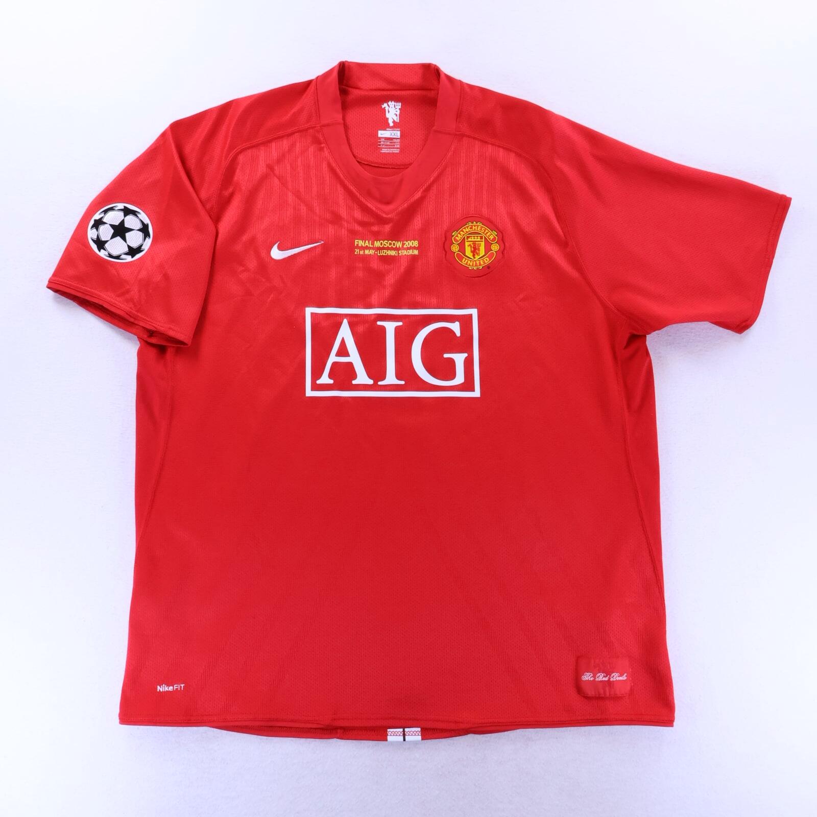 *MINT* Manchester United Ronaldo #7 2007/09 Home Shirt - 2XL