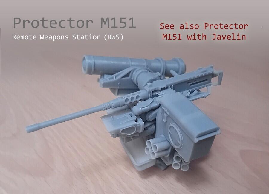 Protector Remote Weapons Station RWS - 1/35, 1/32, 1/24, 1/18, 1/16 ...