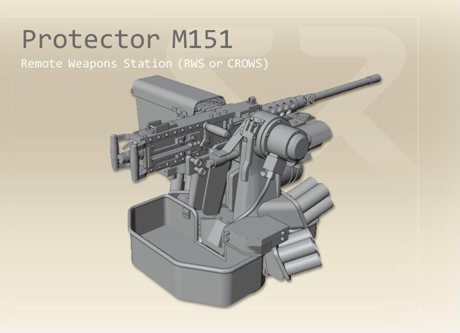 Protector Remote Weapons Station RWS - 1/35, 1/32, 1/24, 1/18, 1/16 ...