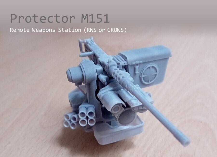 Protector Remote Weapons Station RWS - 1/35, 1/32, 1/24, 1/18, 1/16 ...