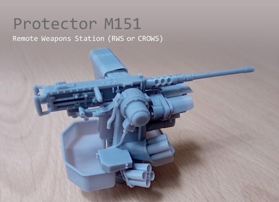 Protector Remote Weapons Station RWS - 1/35, 1/32, 1/24, 1/18, 1/16 ...