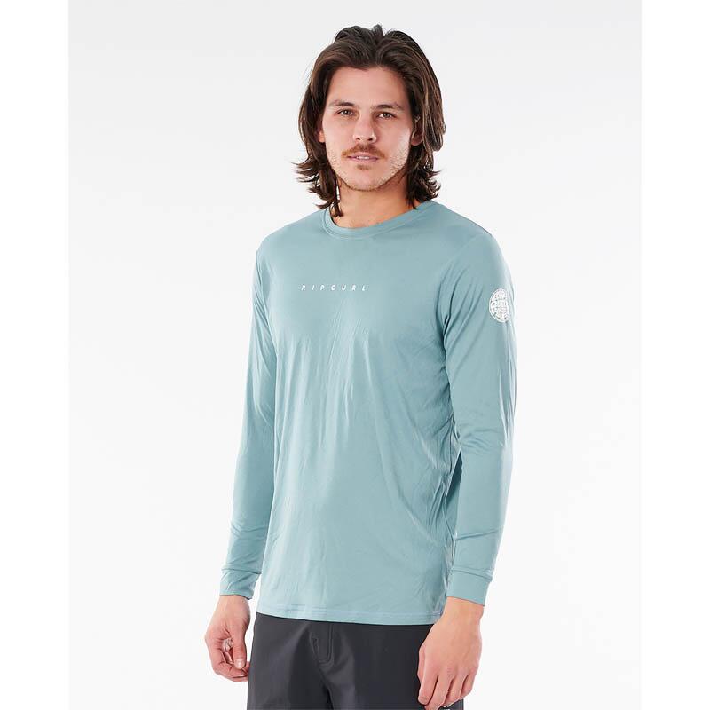 ! alt :  ! title : Rip Curl Dawn Patrol long sleeve UV Rash vest ! desc :  ! caption :