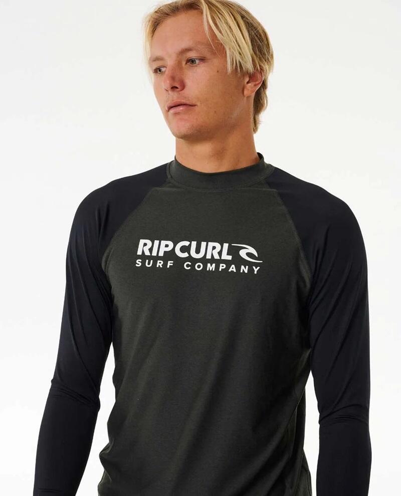 ! alt :  ! title : Rip Curl Shock UPF LS Black Marle 146MRV 4BOARDS ! desc :  ! caption :