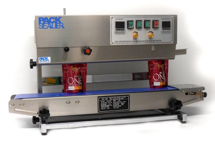 PSC980 continuous band sealer detail for compostable packaging
