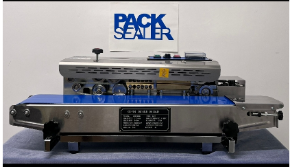 900mm horizontal continuous gas flush band sealer for MAP packaging