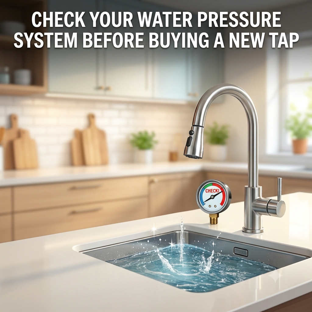 Check Your Water Pressure System Before Buying a New Tap