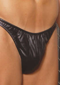 Leather thong