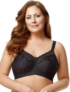 Black Embroidered Softcup Bra
