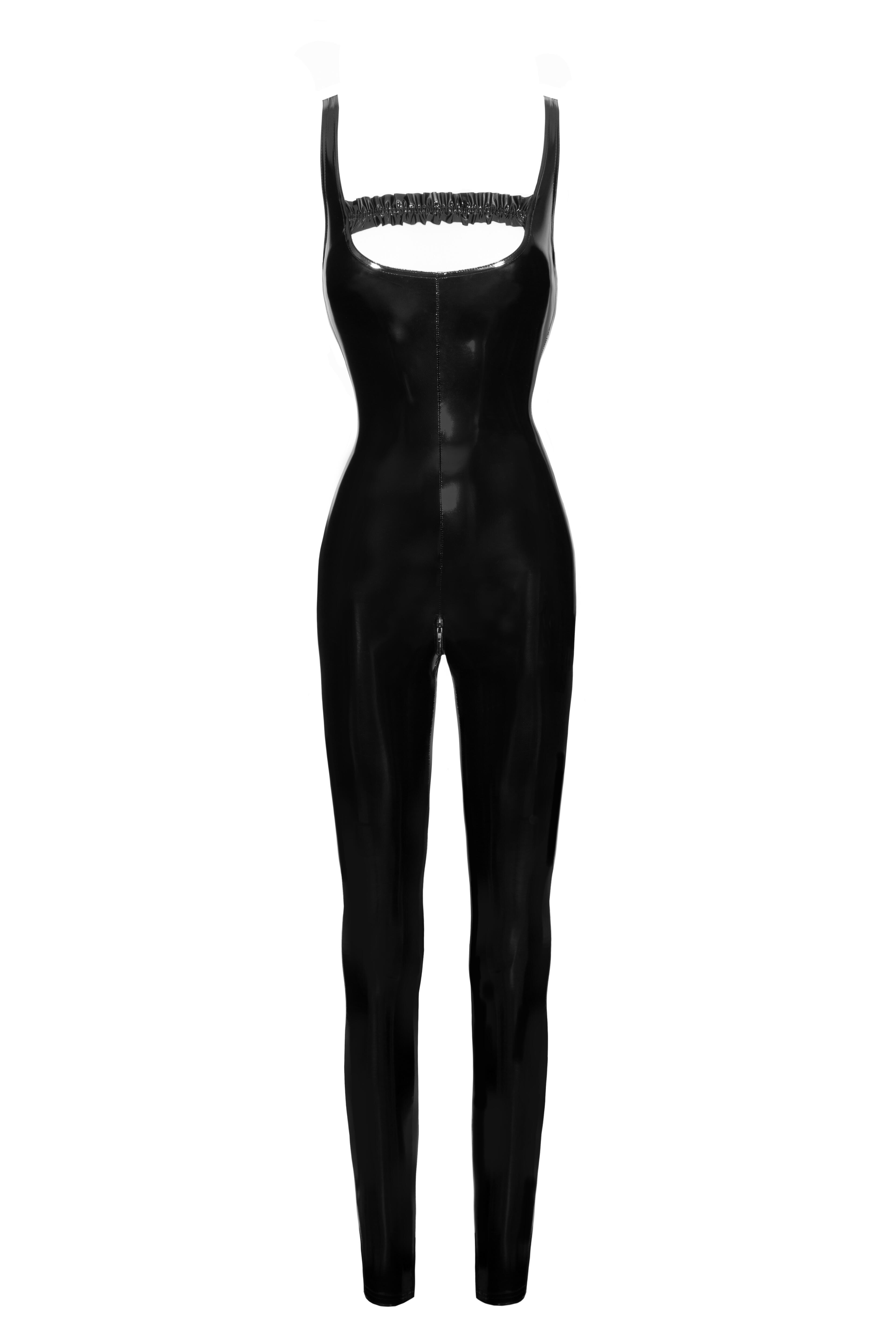 Patent Leather PVC Catsuit front