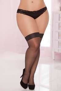 Black Plus Size Stockings