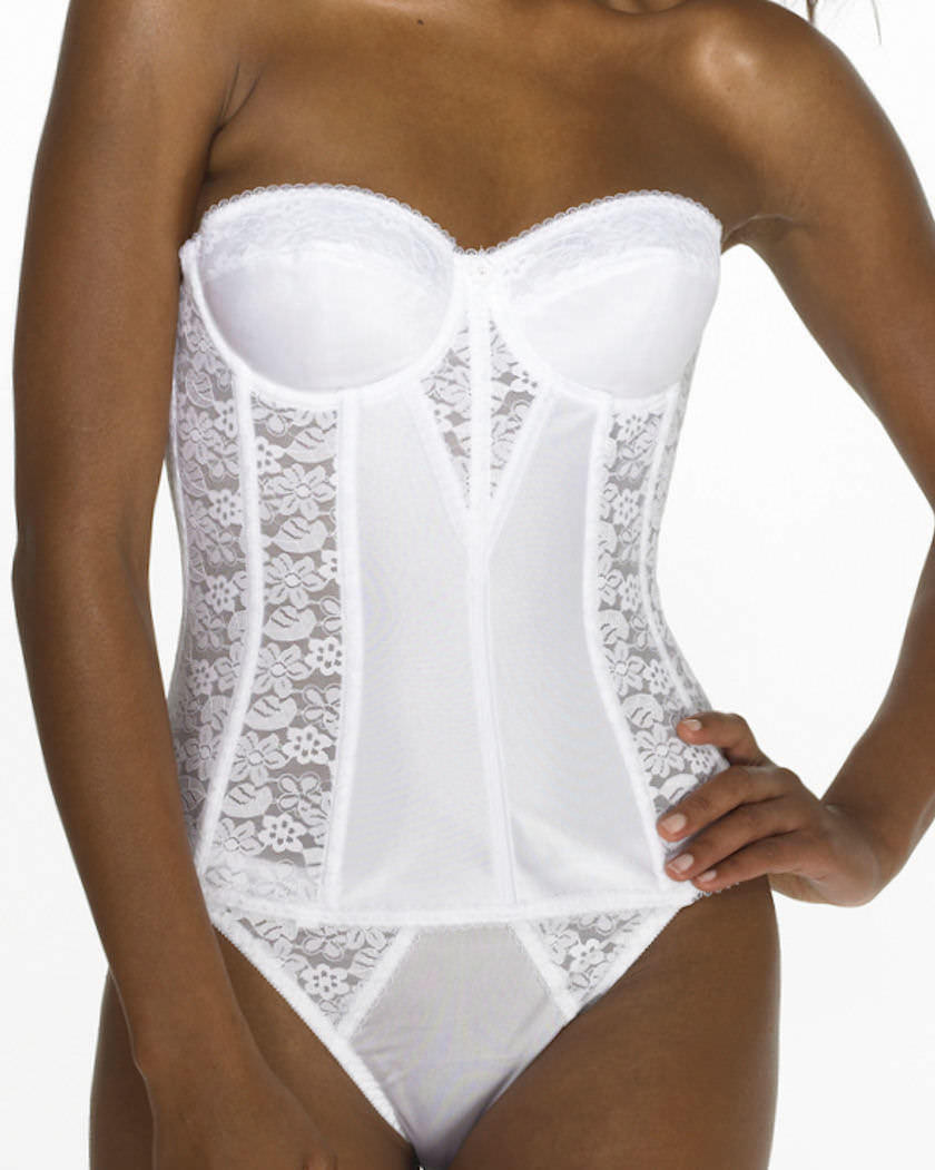 Lace Strapless Basque