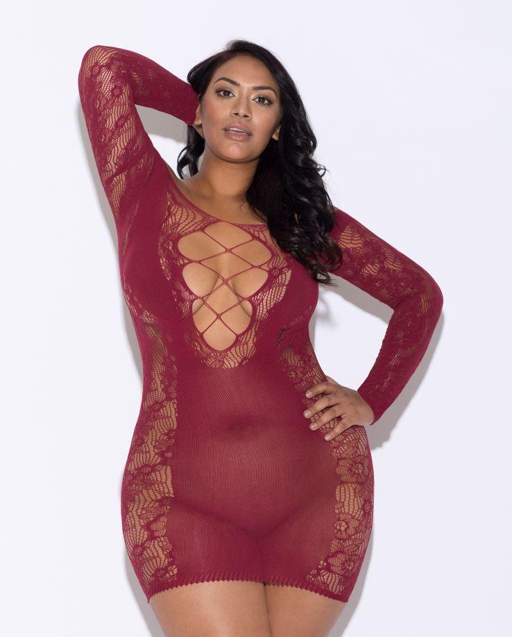 Passion Plus Size Red Chemise
