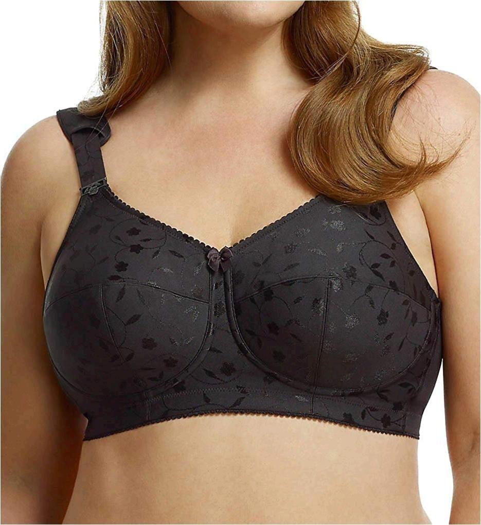 Jacquard Softcup Bra with cushioned strap