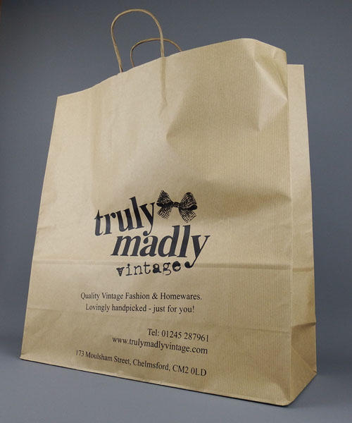 extra large brown paper bag with handles