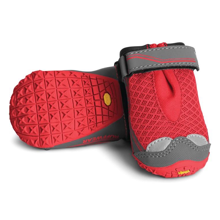 Ruffwear Grip Trex Dog Boots Two Boots Red Currant