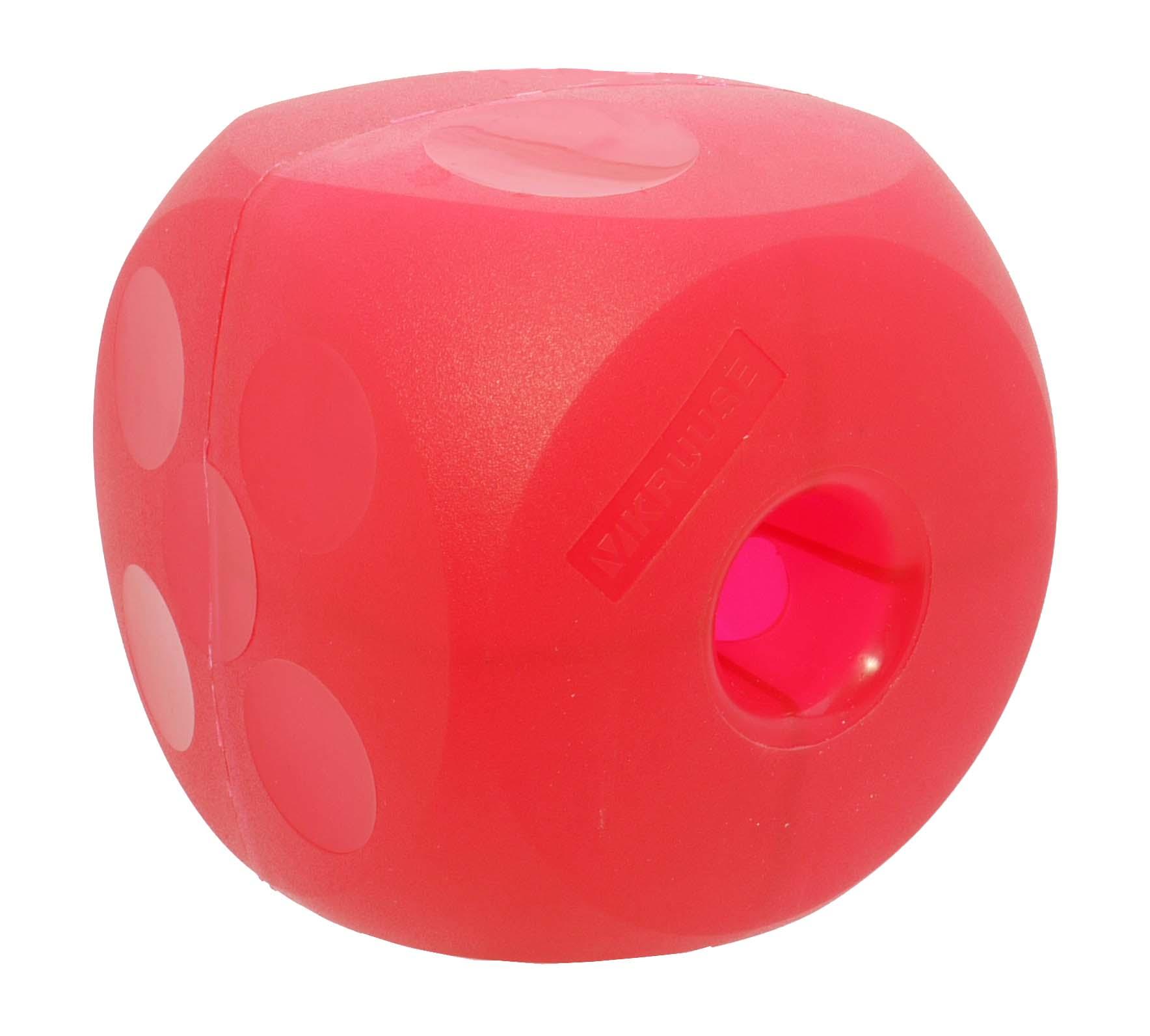 buster soft food cube for dogs - standard magenta