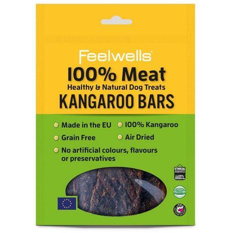 Feelwells 100% Meat Treats Kangaroo Bars