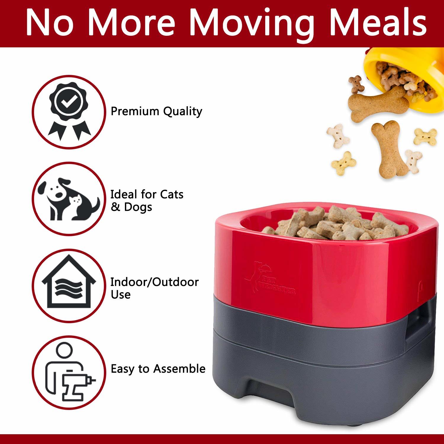 PetWeighter Elevated Weighted Dog Bowl Features