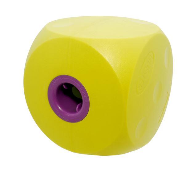 classic mini buster cube treat dog toy - lime