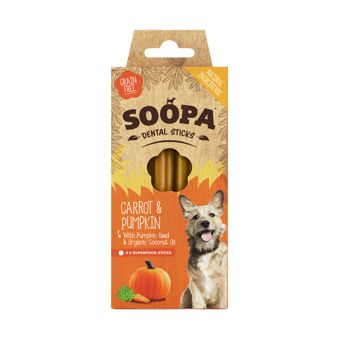 Soopa Dental Sticks - Carrot and Pumpkin