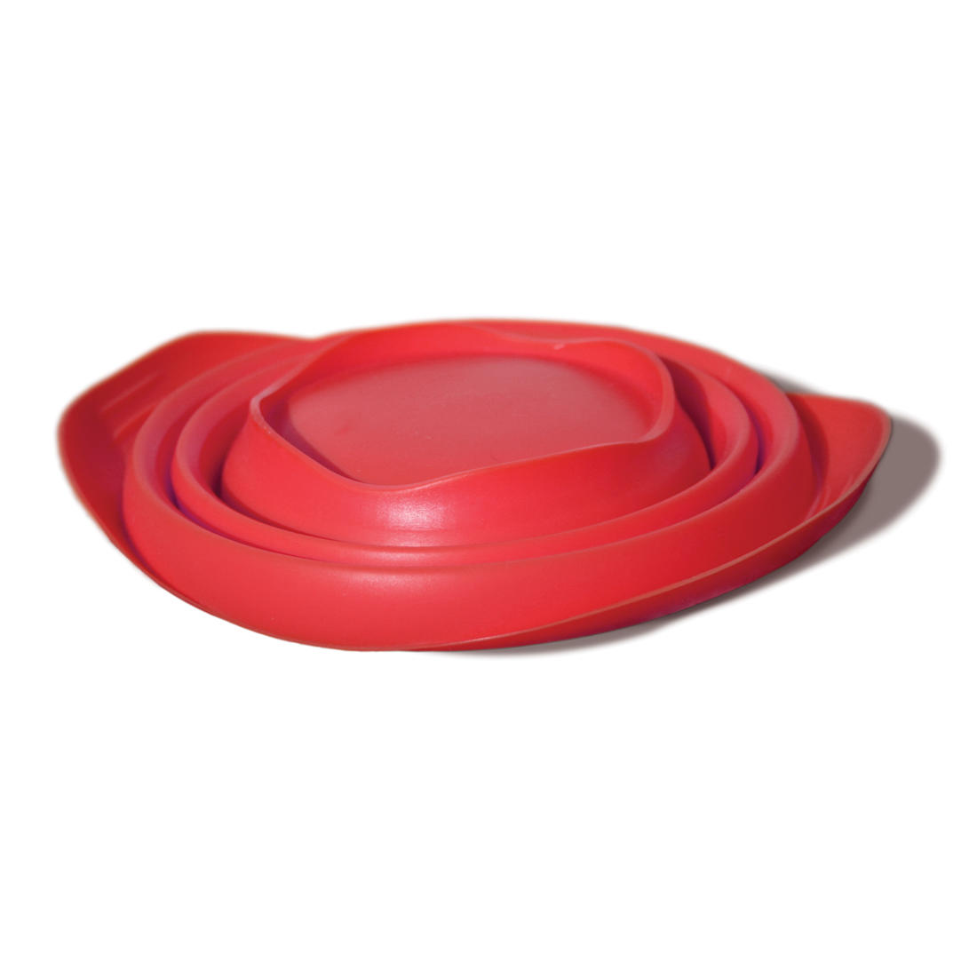 Kurgo collaps-a-bowl red collapsed