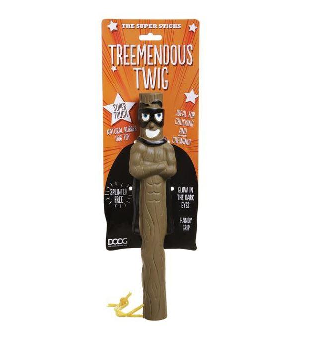 DOOG Super Sticks Super Hero Dog Fetch Toys - Treemendous Twig