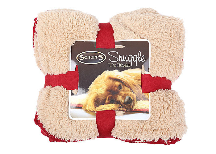 Scruffs Snuggle Pet Blanket Burgundy
