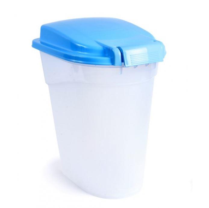 Petface storage container for dry pet food and bird seed - blue