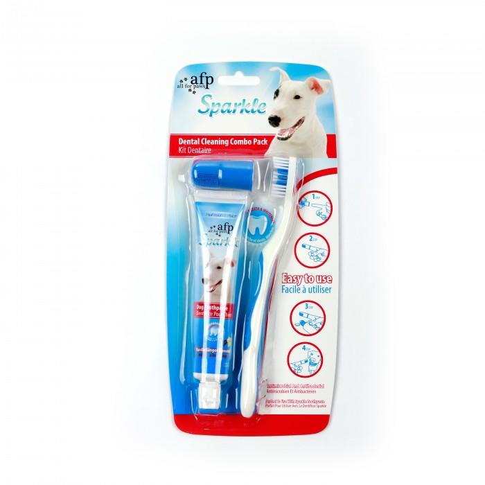 All For Paws Sparkle Dental Cleaning Combo Pack For Dogs