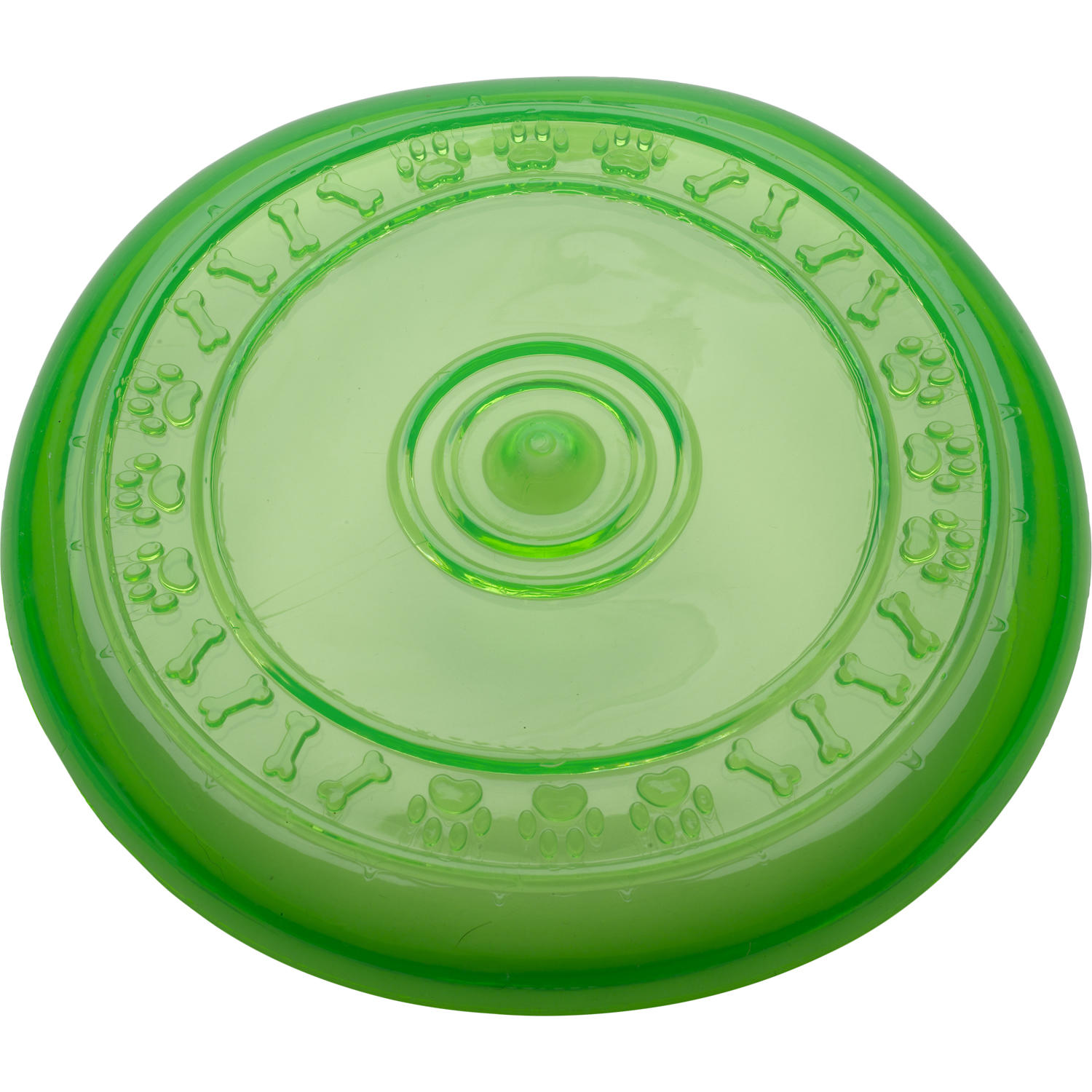 Petface Rubber Multi Frisbee Dog Toy in Green