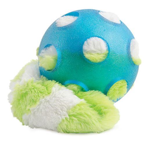Ancol Chaser Super Ball With Plush Tail For Dogs