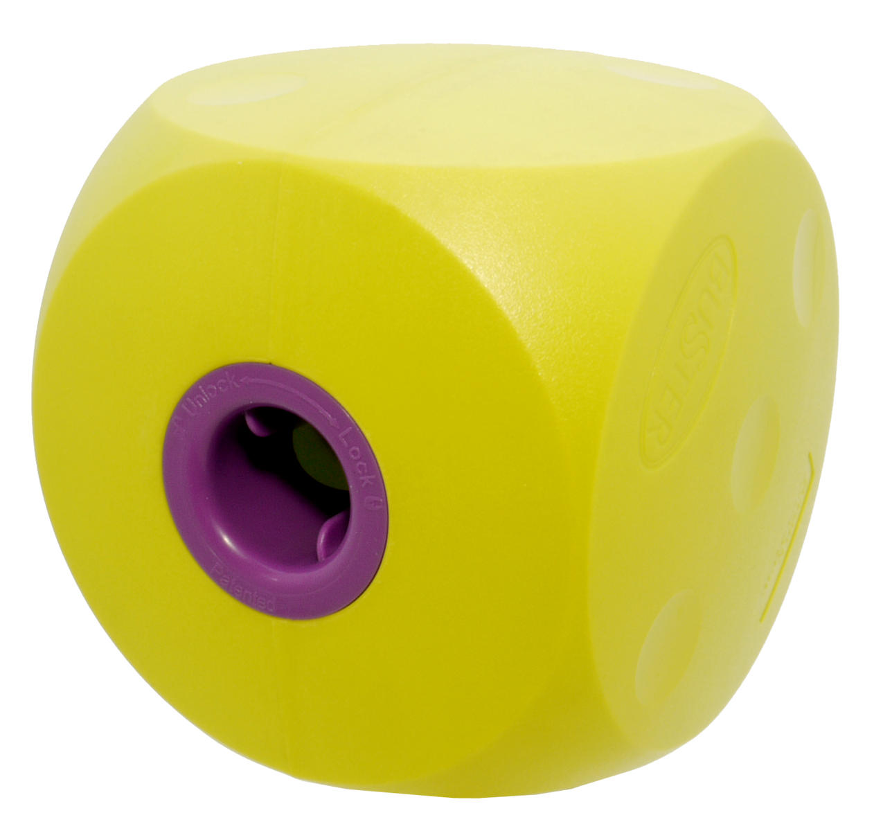 classic buster cube treat dog toy - lime