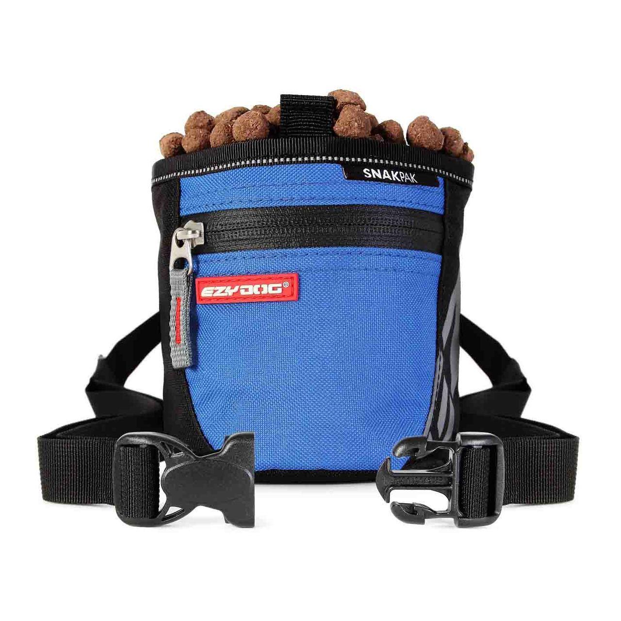 EzyDog SnakPak Dog Treat Bag Blue