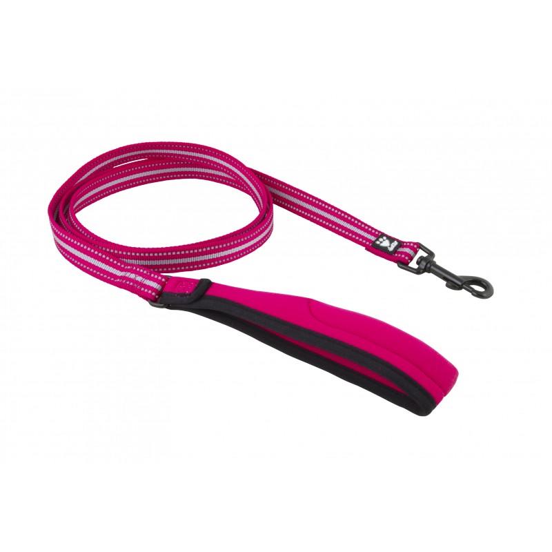 Hurtta Soft Grip Reflective Leash for Dogs Cherry