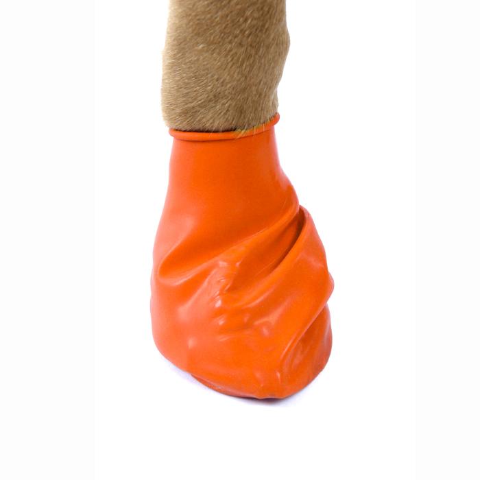 Pawz Rubber Dog Boots - Orange