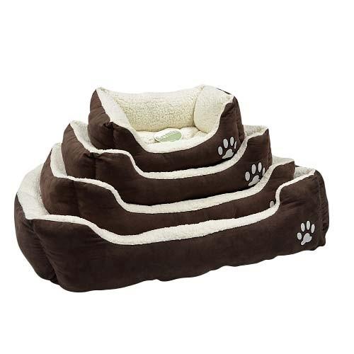 Petface Sam's Luxury Square Dog Bed with different sizes
