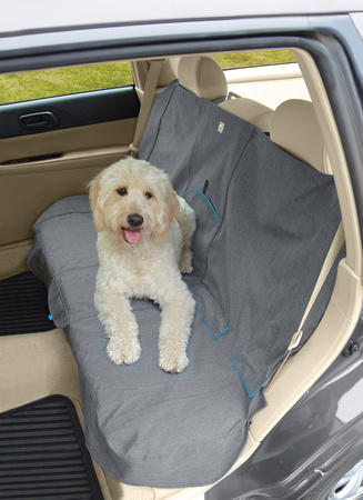 Kurgo car bench seat cover for dogs Charcoal