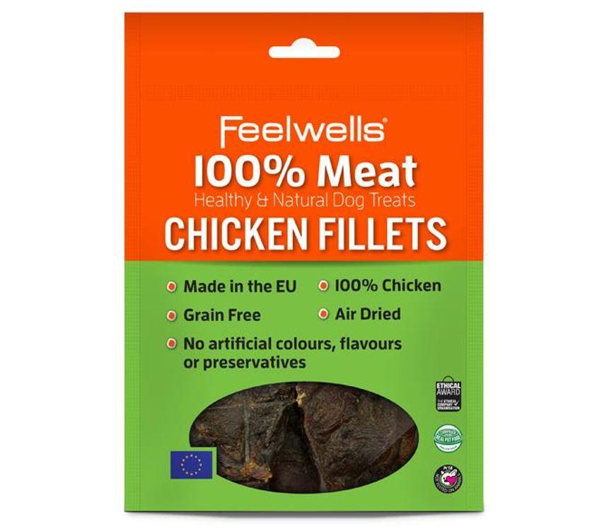 Feelwells 100% Meat Treats for Dogs - Chicken Fillets