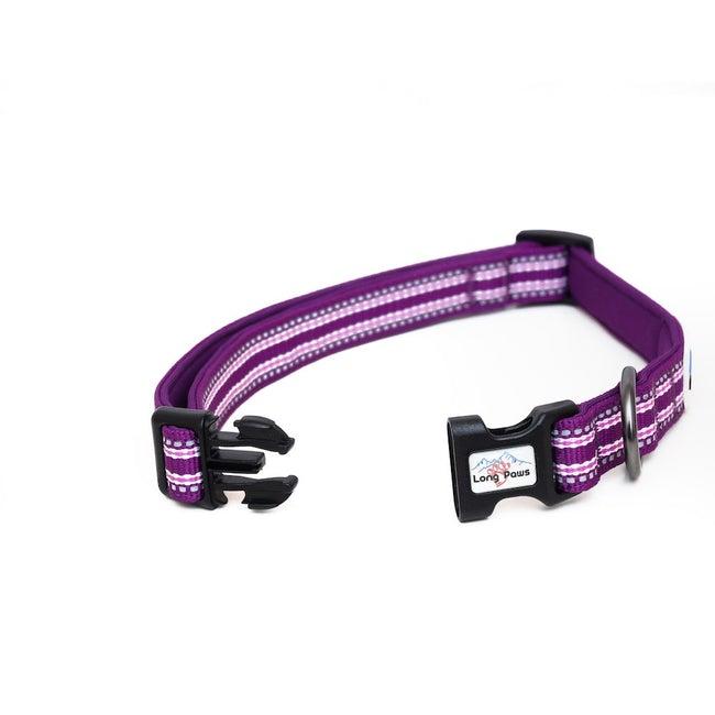 Long Paws Comfort Padded Collar Purple