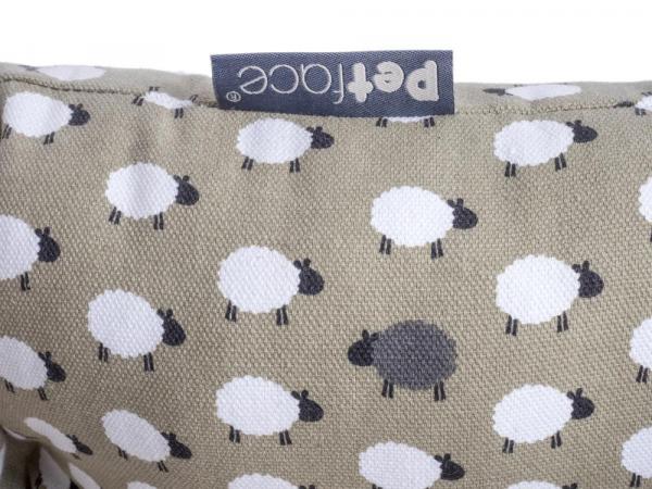 Petface Sleepy Sheep Dog Bed Canvas detail