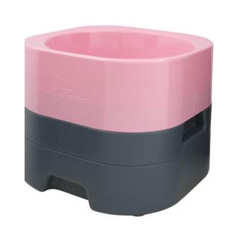 PetWeighter Elevated Weighted Dog Bowl Pink