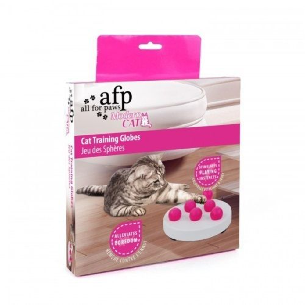 All For Paws Modern Cat Training Globes For Cats boxed