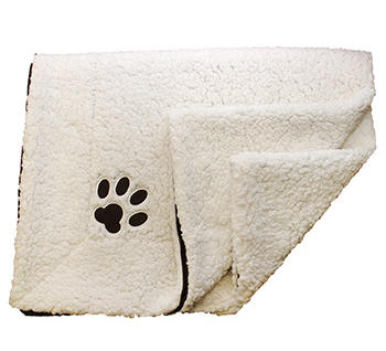 Petface Sam's Luxury comforter pet blanket folded