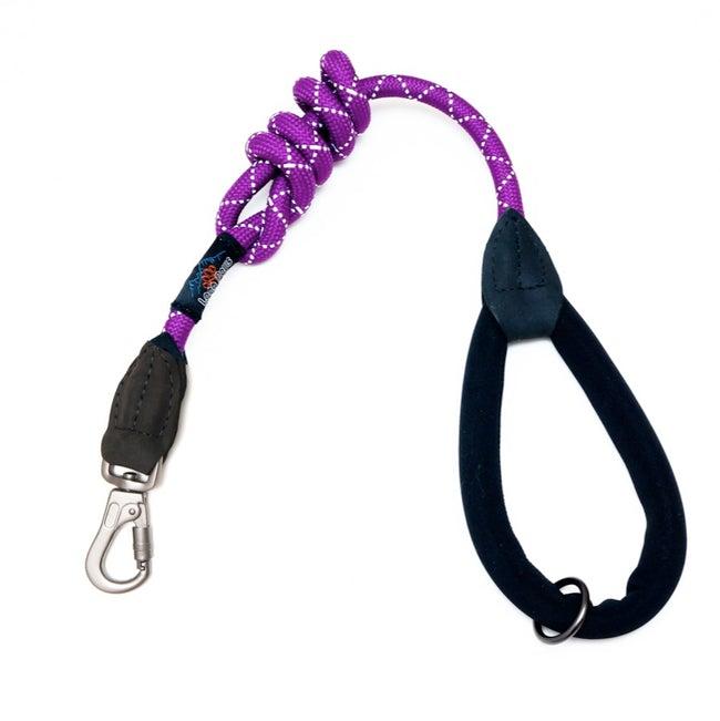 Long Paws Comfort Rope Leash Locking Clip - Purple