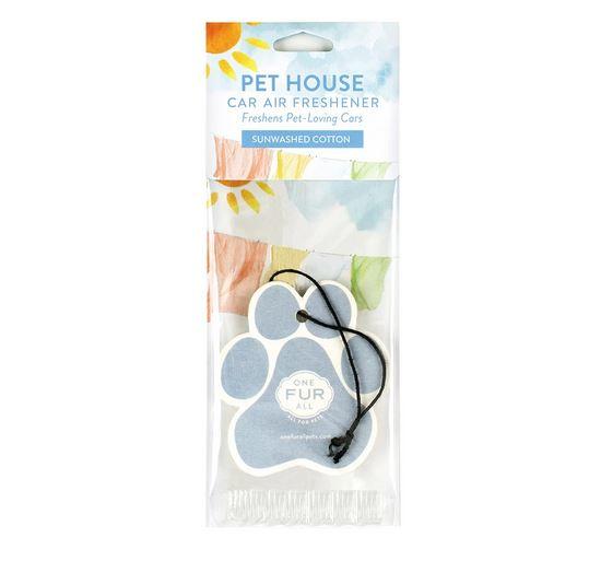 Pet House Car Air Freshener - Sunwashed Cotton in Packet