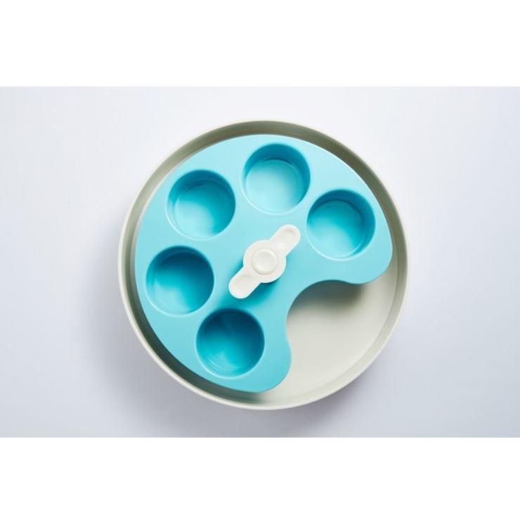 Spin Interactive Slow Feed Bowl Blue Palette
