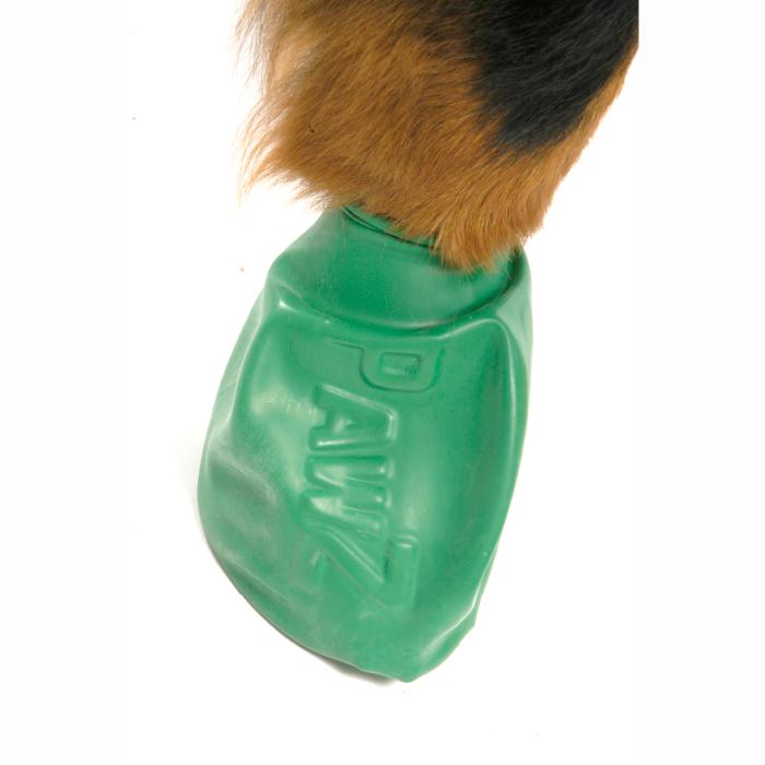 Pawz Rubber Dog Boots - Dark Green